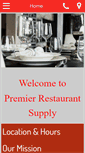 Mobile Screenshot of premierrestaurantsupply.com